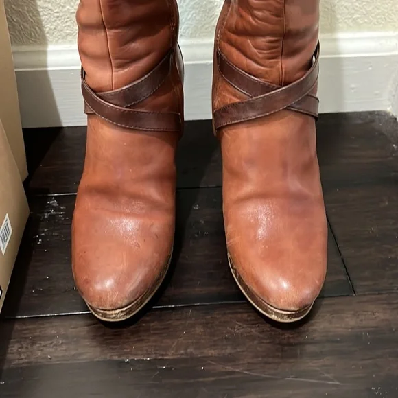 Cole Han x Nike Air Poppy Bit Tall Leather Boot. Size 5.5B - Picture 7 of 12